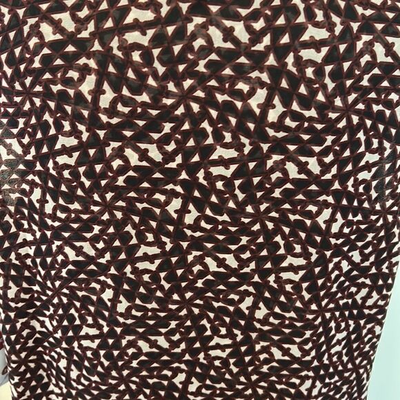 CABI Sakura red sheer sleeveless lattice blouse Size M New - Picture 7 of 10